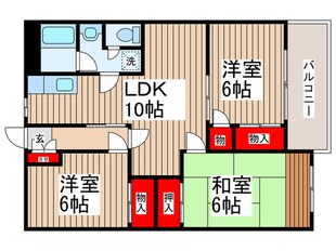 タイガグリ－ンヒルの物件間取画像